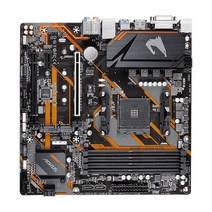 골든헬퍼 B450M AORUS ELITE 마더 보드 AMD B450 AM4 소켓 PCI-E 3.0 X16 듀얼 채널 4 DDR4 SATA M.2 USB3.1 게임용 마이크로 ATX, [01] 마더 보드