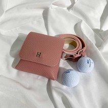 필드에나 여성 골프파우치 골프힙색 벨트 골프공 주머니