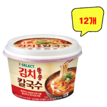 김치쏭쏭칼국수 큰컵168g 12개입