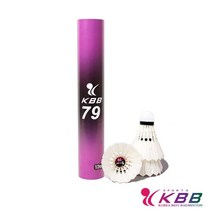 브랜드없음 KBB스포츠 KBB79 거위털 셔틀콕 12입, 단품없음