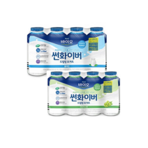 매일바이오 썬화이버 130ml 2종 총8개/(플레인4개입+샤인머스캣4개입)/냉장혼합무배