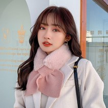 니트 에코퍼 숏머플러 목도리