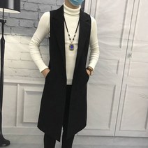 헤어드레서 롱 조끼 남자 베스트 쪼기 남성 유니크 모던 학생 스트릿