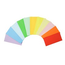 상우문화사 세로형 칼라봉투/머니봉투 85x165mm 8매포장, 연노랑