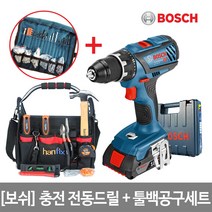 보쉬 전동드릴 GSR 18V-28(1B)+오픈형툴백공구세트, 단품