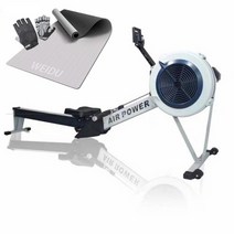 에어 로잉머신(Air Rowing Machine) 가정용 접이식 전신 조정운동기구 효과 헬스장 크로스핏 로잉머신 WEIDU 웨이두 콜라보 출고(주말 제외), 화이트