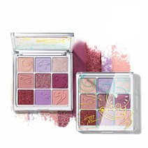 ZEESEA 쿼츠 아이섀도우 팔레트 9색 가을 웜톤 여름 뮤트 쿨톤 컬러, 1개, J14 타로이모 크림