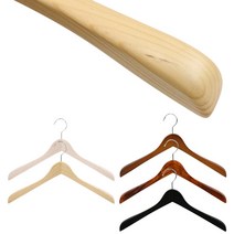 원목옷걸이 나무 베이직2 정장상의 남자 (5개), (월넛), 5개입