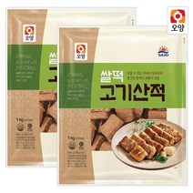 사조오양 쌀떡고기산적-1kgx2봉, 2봉, 1kg
