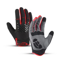 KYNCILOR 오토바이 겨울장갑 터치 방한, 레드