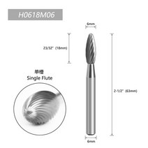 6MM 금속 드로잉 텅스텐 카바이드 밀링 커터 로터리 도구 버 CNC 조각 연마 가공, 01 01