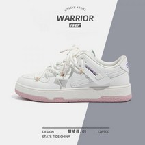 warrior 운동화 풀백 하이 엔드 여성 신발 가을 겨울 새로운 작은 흰색 유행 틈새 전 경기 플랫