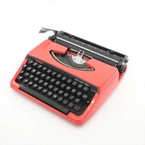 수동 옛날 복고 레트로 타자기 1980S 빈티지 일본 제 정상 사용 기계 문학 생일 선물