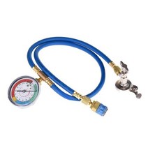 R134a 냉매 충전 호스 가스 캔 피팅 파이프 수 탭 R502 R12 냉매 병따개 R22, as shown