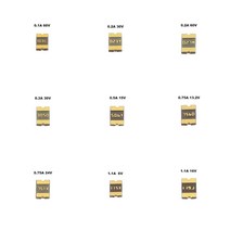PTC 재시동 퓨즈 1812 SMT SMD 0.1A 2A 2.6A 6V 8V 13.2V 15V 24V 30V MF-MSMF BOURNS, 05 0.5A 15V_01 5 PCS