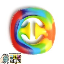 그립팝 뽁뽁이 랜덤1개/1박스(18개입) 지압 푸쉬팝 악력기 손 핸드 피젯 토이, 랜덤1개