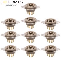 앰프 8핀 진 전자 튜브 소켓 베이스 EL34 KT88 6V6 GZ34 6550 KT120 Hifi 오디오 앰프 DIY 섀시 PCB 마운트, 06 GZS8-F2-G-Chassis