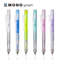 톰보우 모노그래프 흔들이겸용샤프 0.5mm 클리어핑크