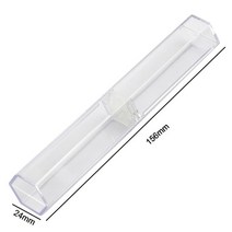 아크릴원통 아크릴 마이크로블레이딩 펜 상자 디스플레이 보관 케이스 실린더 족집게 화장품 연필 수동 도, 02 B