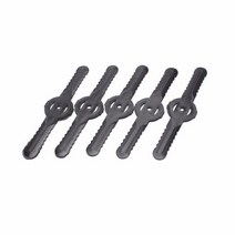 예초기 제초기 10pcs 플라스틱 블레이드 139mm 정원 잔디 깍는 기계 칼 전기 트리머 액세서리 Parkside 전