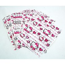 의류비닐 봉투 4호.30x40cm 키티.1봉 50장 방산시장 포장 제작 일회용 백 하우스 지 용기