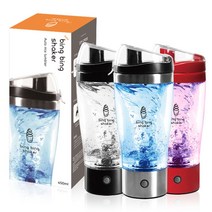 빙빙 쉐이크 전동텀블러 자동 믹스 텀블러 450ml _ 257829EA, 쿠팡 전동 텀블러-레드
