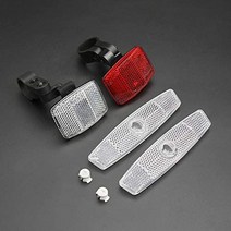 일본직발송 9. BSK 자전거 범용 가능 시트 스테이용 리플렉터 백스테이 부착 타입 브래킷 포함 B078GM92S, One Size_리플렉터 세트, One Size_리플렉터 세트, 리플렉터 세트