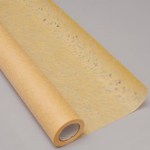 구름한지 낙수지롤 54cm x 20m 롤한지 한지벽지 포장지 인테리어 창호지, 주황색