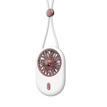 샤오미선풍기5세대 무선 캠핑 높이조절 탁상용 최신 USB 휴대용 개인 매다는 허리 팬 충전 배터리 조용한 웨어러블 전기 핸드 헬드 에어컨, [01] White
