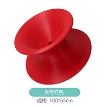 팽이의자 시선집중 360도 라운지 회전 호텔 회전 포인트체어, 레드 100x65cm