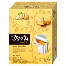 꽃샘 포션 꿀생강차15T, 450g, 1개