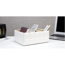 TV다이정리용 리모콘 메모지 수납함 낚시용품용 화장대용 비즈용 DIY공구함 단추용, 화이트