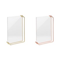 포토테이블 골드 청첩장보관 입체액자 탁상형 탁상 스탠드 사진프레임 협탁, 탁상액자 로즈골드 중