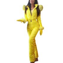 여자 보드복 상의 바지 겨울 원피스 스키 점프 슈트 여성용 두꺼운 핫 스노우 보드 스키슈트 야외 스포츠 지퍼 슈트 후드 운동복