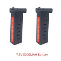 SG908MAX SG908 MAX RC 드론 예비 부품 7.6V 3400MAH 5000MAH 배터리/암/USB/프로펠러/장애물 회피 최대 배터리, 7.6V 5000MAH 2