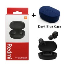 블루투스 이어셋 이어커프 이어폰Xiaomi-오리지널 Redmi Airdots S 무선 이어폰 블루투스 5.0 Mi Ture 버, 06 Add Case
