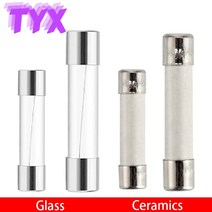 유리관 휴즈 20pcs 5x20 6x30mm 세라믹 유리 퓨즈 250v 0.2a 0.5a 1a 2a 3a 5a 6a 8a 10a 15a 520 630 멀티 미터 퓨즈 자동 보험, 6x30mm 도자기, 250v f2a 20pcs