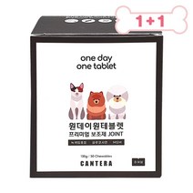 ( 30츄+30츄 2개월분) 원데이원테블렛 반려동물 관절영양제 1+1 슬개골 관절케어 초록입홍합 상어연골 글루코사민, 60개