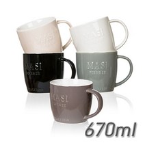다용도 대형 머그컵 670ml 라면기 면기 한그릇요리, 블랙, 본상품선택