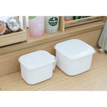 손잡이 사용편리 일본산 반찬통 밀폐용기 그릇쇼핑몰, 1개, 소