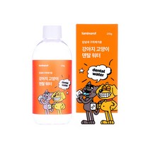 라미나로프 입냄새 구취제거용 강아지 고양이 덴탈워터 치약 250g, 2개