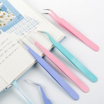 스텐 다용도 정밀 작업 쪽집게 스티커 핀셋 족집게 777EA, 하이니몰82 그린(일자형)1P