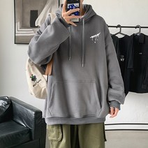 가을후드 후드맨투맨 봄가을 계절 얇은 트렌드 박시코트 빅사이즈아메카지 하이스트 바람이 불고 있다 2605047643