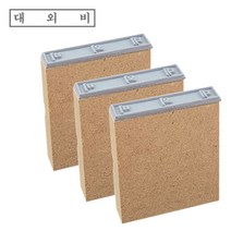 [파고앤랩스] 일반 MDF 나무 고무인 대외비 (기성품) 3p 고무 도장 명판
