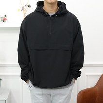 가을 심플리 오버핏 아노락 후드 3컬러