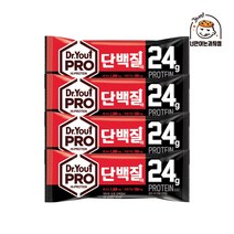 오리온 닥터유 프로 단백질바 70g x 4개 프로틴바 함량24g, 단품
