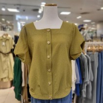 튜브 NC13 꼬임소매 시어서커 블라우스 TUBL238ZN