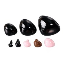 [대량구매]민자삼각코(인형코)(100개), 8mm 핑크 100개, 100개