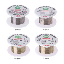 석재 부속 와이어 100m 합금 금 몰리브덴 와이어 절단 라인 LCD 디스플레이 화면 분리기 수리, 0.08mm