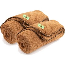 SCRUBIT Pets 2팩 플리스 강아지 담요 부드럽고 따뜻한 반려동물 고양이 및 강아지용 푹신한 발바닥 프린트 침대 소파 커버 라지 사이즈 (133 5 x 80 7cm(53 3, 2 Pack